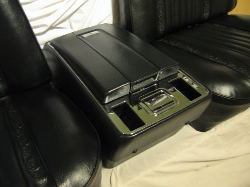 1967 1972 67 72 C10 Truck Bucket Seats and Console Restored Black Show